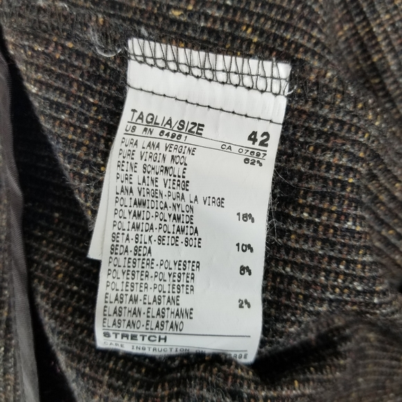 @United Colors Of Benerton Womens Tweed Pants Sz 42 - Picture 3 of 6